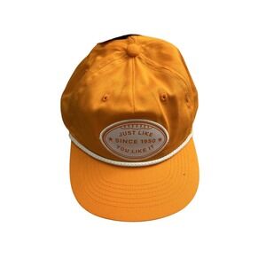 Academy Sports Rope Hat Unisex OS Orange New Just Like Since 1950 Patch Snapback
